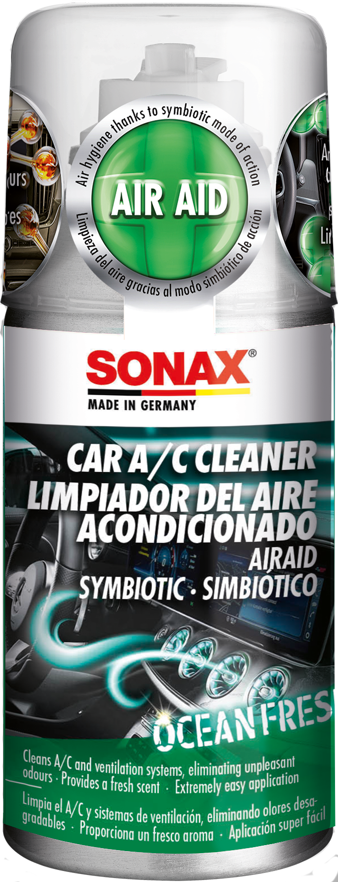 SONAX A/C CLEANER - KlimaPowerCleaner AirAid probiotic
